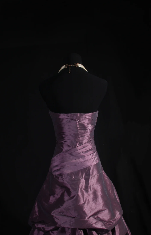 Gorgeous Sweetheart Neck A-Line Purple Long Prom Dresses Taffeta Sleeveless Purple Quinceanera Dresses Sweet 16 Dress ED05056