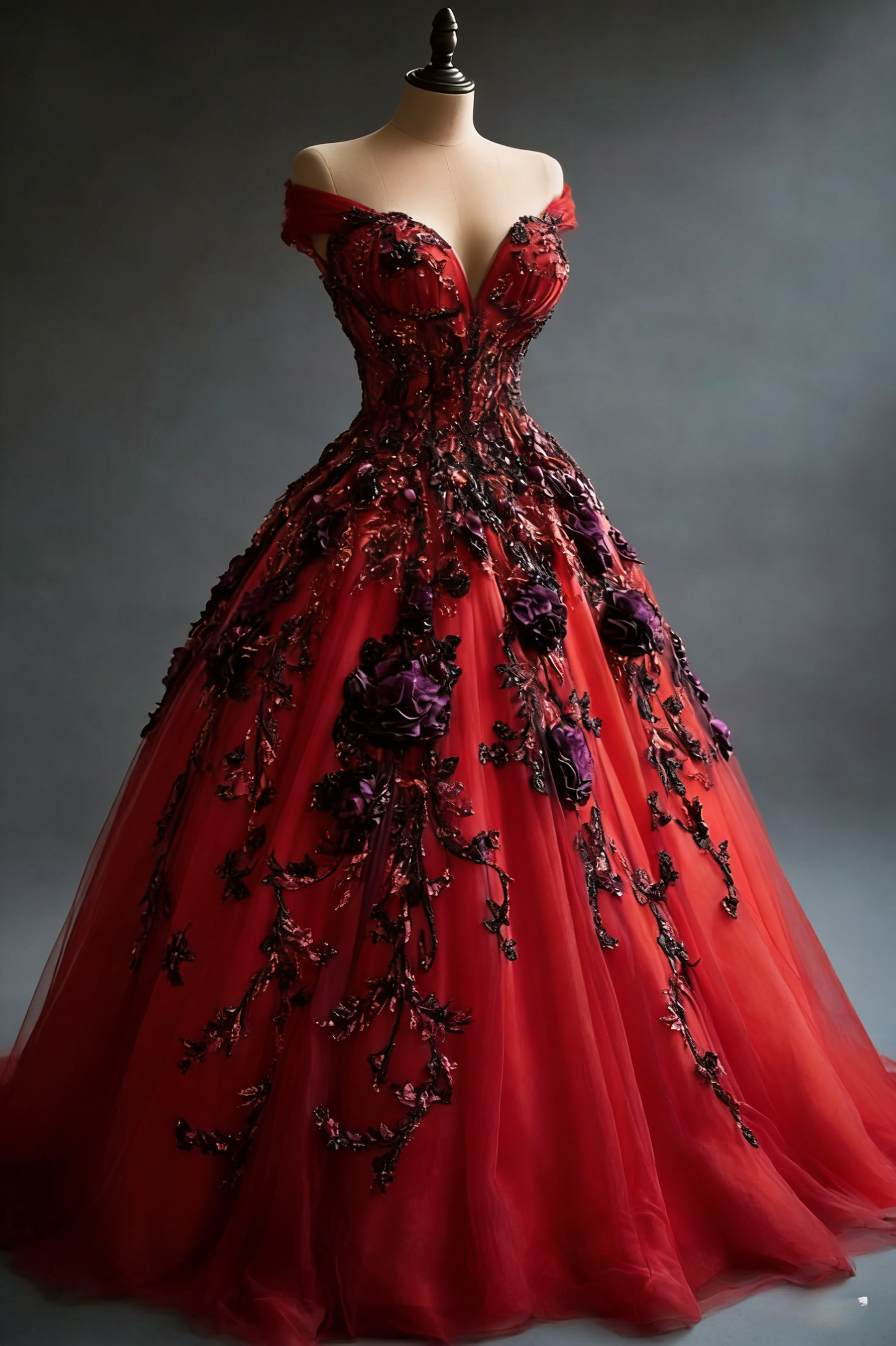 Princess Sweetheart A-Line Long Prom Dresses Sleeveless Birthday Dresses Applique Tulle Quinceanera Dresses ED05085