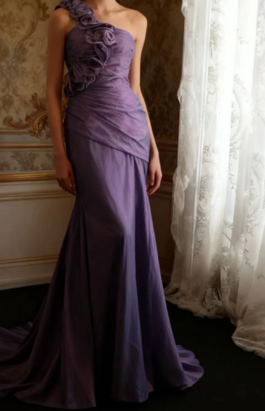 Robes d'anniversaire élégantes bleu dégradé, col en V, paillettes, mousseline, fourreau, robes de bal, robes de soirée ED04456