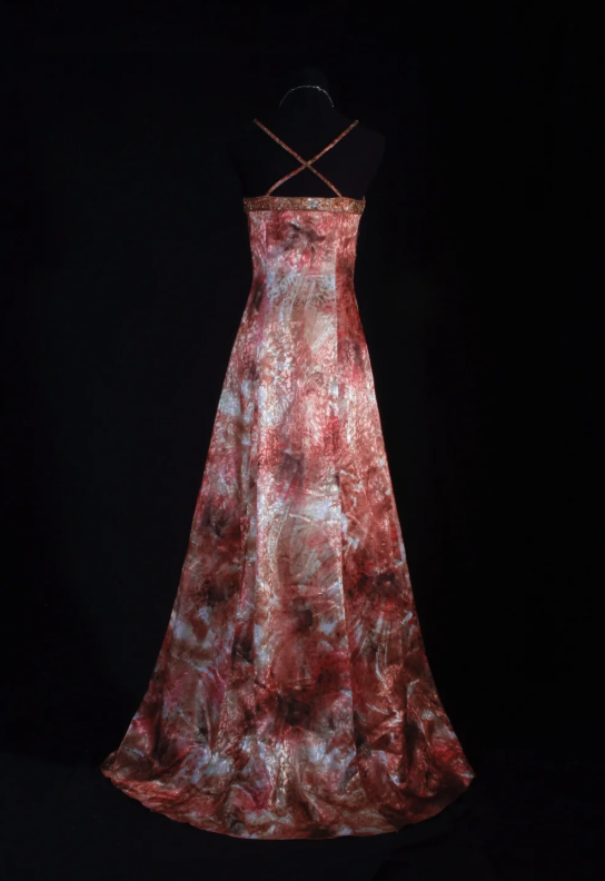 Elegant A-Line Long Prom Dresses, Spaghetti Straps Formal Dresses, Beaded Slit Evening Dresses ED05340