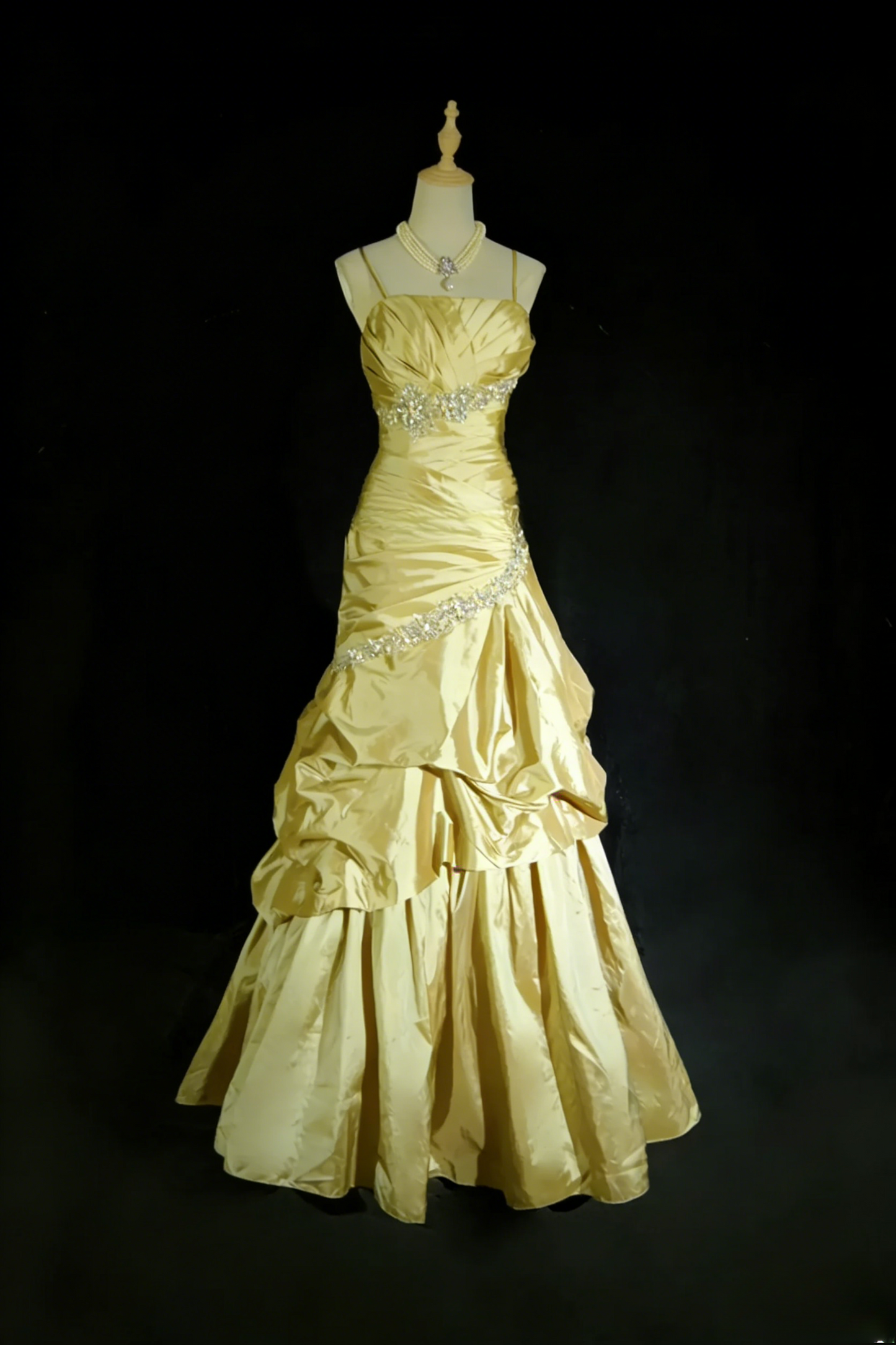 Fairy A-Line Teal Long Prom Dress, Spaghetti Straps Satin Beaded Formal  Dresses Teal Evening Dresses  ED05408