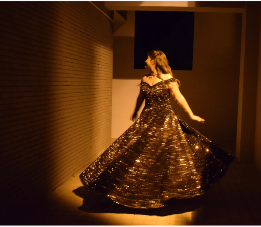 Glam A-Line Black Long Prom Dresses Off-shoulder Velvet Sequins Evening Dresses Sleeveless Black Formal Dresses ED05443