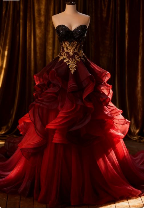 Cute Sweetheart A-Line Long Prom Dresses Tulle Burgundy Quinceanera Dresses Sleeveless Sweet 16 Dress ED05456