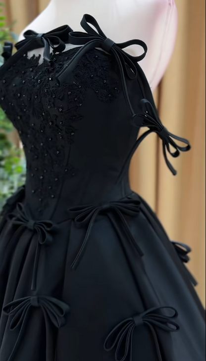 Sexy Sheath Short Prom Dresses Satin Formal Dresses Straps Black Birthday Dresses ED05505