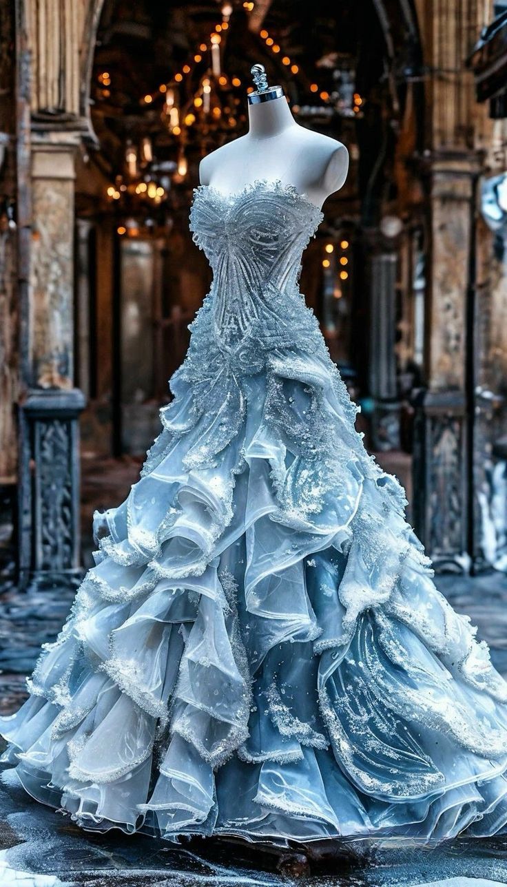 Gorgeous Sweetheart Ball Gown Blue Long Prom Dresses Tulle Beaded Sweet 16 Dresses Blue Quinceanera Dresses ED05511