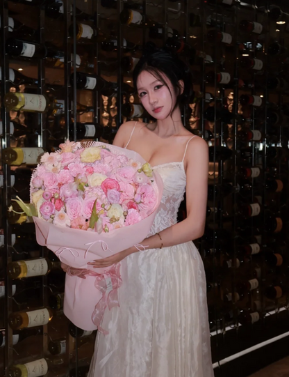 Cute Strapless A-Line Long Prom Dresses Lace Appliques White Birthday Dresses ED05616