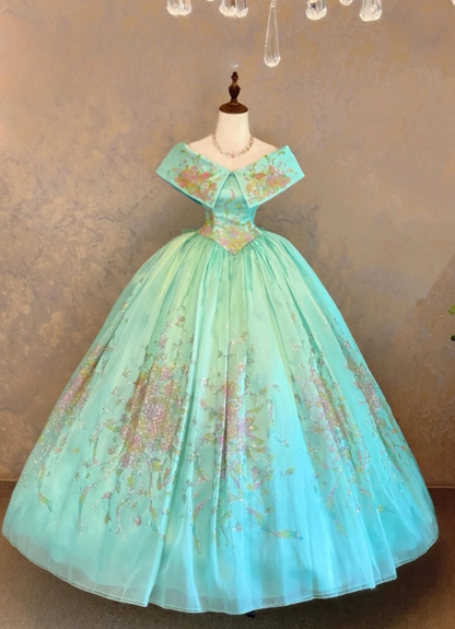 Robes d'anniversaire élégantes bleu dégradé, col en V, paillettes, mousseline, fourreau, robes de bal, robes de soirée ED04456