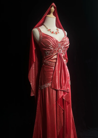 Robes d'anniversaire élégantes bleu dégradé, col en V, paillettes, mousseline, fourreau, robes de bal, robes de soirée ED04456