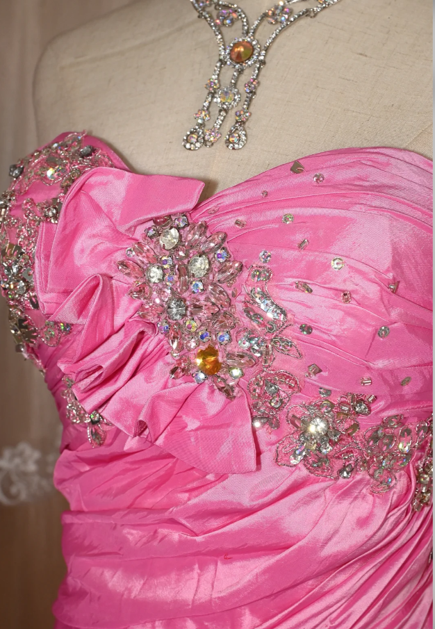 Robes d'anniversaire élégantes bleu dégradé, col en V, paillettes, mousseline, fourreau, robes de bal, robes de soirée ED04456