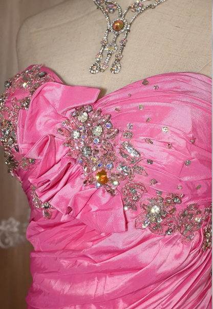 Robes d'anniversaire élégantes bleu dégradé, col en V, paillettes, mousseline, fourreau, robes de bal, robes de soirée ED04456