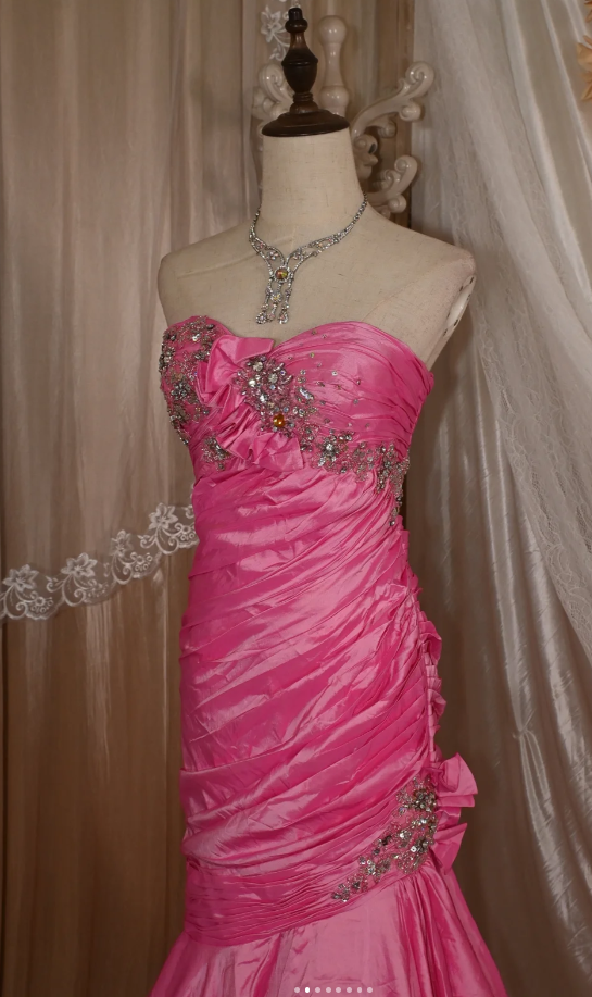 Robes d'anniversaire élégantes bleu dégradé, col en V, paillettes, mousseline, fourreau, robes de bal, robes de soirée ED04456