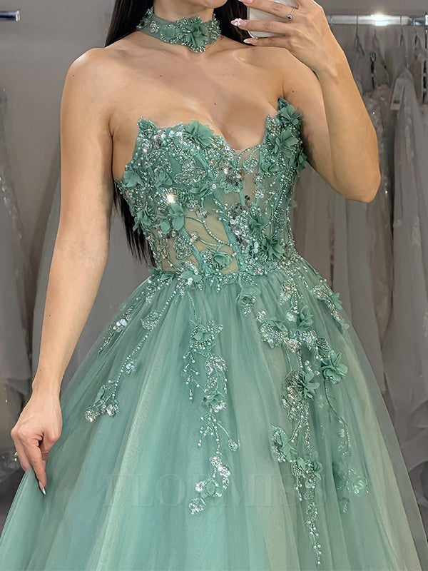 Robes d'anniversaire élégantes bleu dégradé, col en V, paillettes, mousseline, fourreau, robes de bal, robes de soirée ED04456