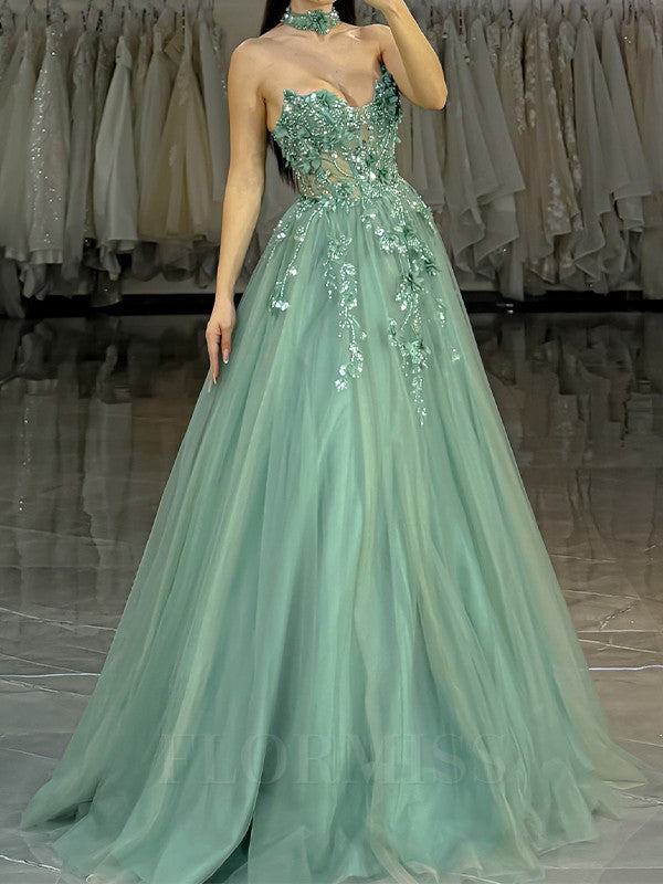 Robes d'anniversaire élégantes bleu dégradé, col en V, paillettes, mousseline, fourreau, robes de bal, robes de soirée ED04456