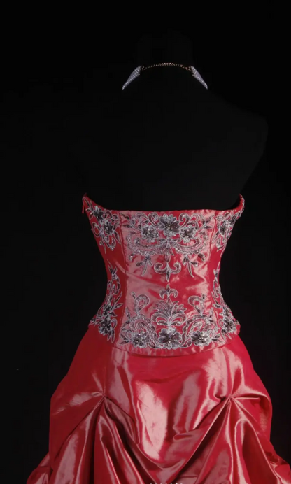 Wunderschönes dunkelolivgrünes herzförmiger Ausschnitt A-Linie Satin Tüll Kurzes Ballkleid Homecoming-Kleid ED02575