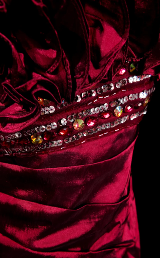 Elegant Purple Long Prom Dresses Satin Mermaid Evening Dresses Spaghetti Straps Party Dresses ED06054