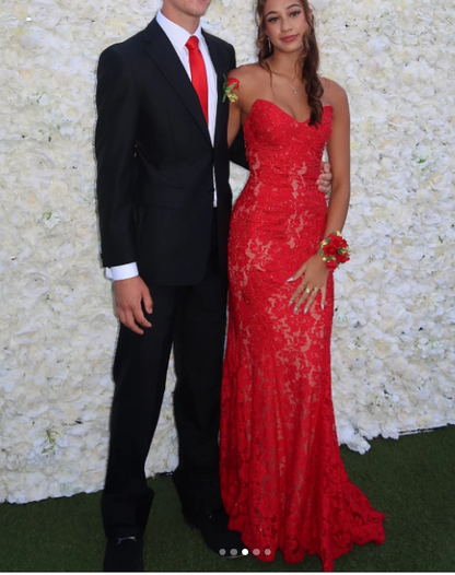 Sexy Burgundy Backless Long Prom Dresses Sweetheart Mermaid Evening Dresses Applique Tulle Sleeveless Party Dresses ED06106