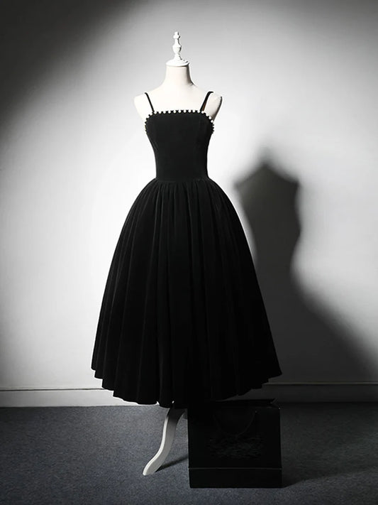 A-Linie, knielanges, burgunderfarbenes Ballkleid aus Samt, burgunderfarbenes Cocktailkleid ED0611