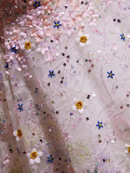 A-Line Cute Sweetheart Neck Flower Short Prom Dress, Flower Sequin Homecoming Dress ED0612