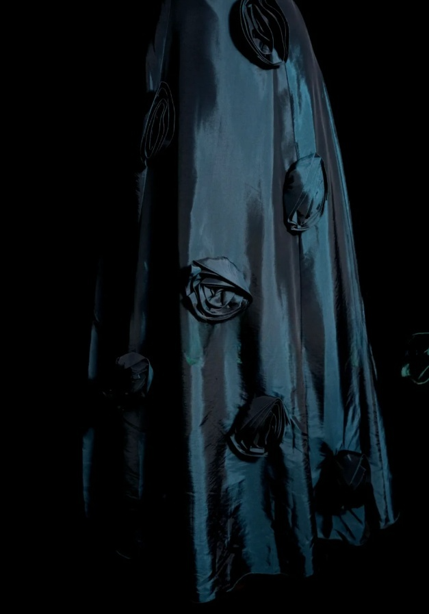 Chic Dark Teal Long Prom Dresses Spaghetti Straps A-Line Evening Dresses Satin Sleeveless Birthday Dresses ED06131