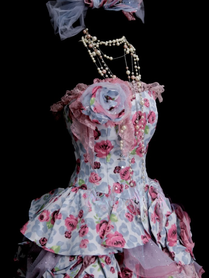 Cute Pink Long Prom Dresses Strapless Ball Gown Evening Dresses Tulle Sleeveless Birthday Dresses ED06134