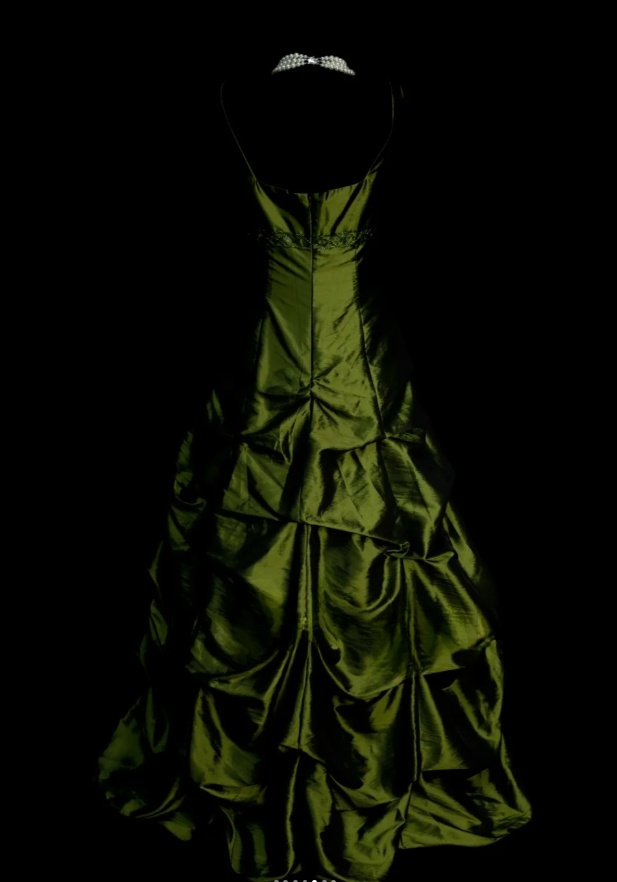 Robes d'anniversaire élégantes bleu dégradé, col en V, paillettes, mousseline, fourreau, robes de bal, robes de soirée ED04456