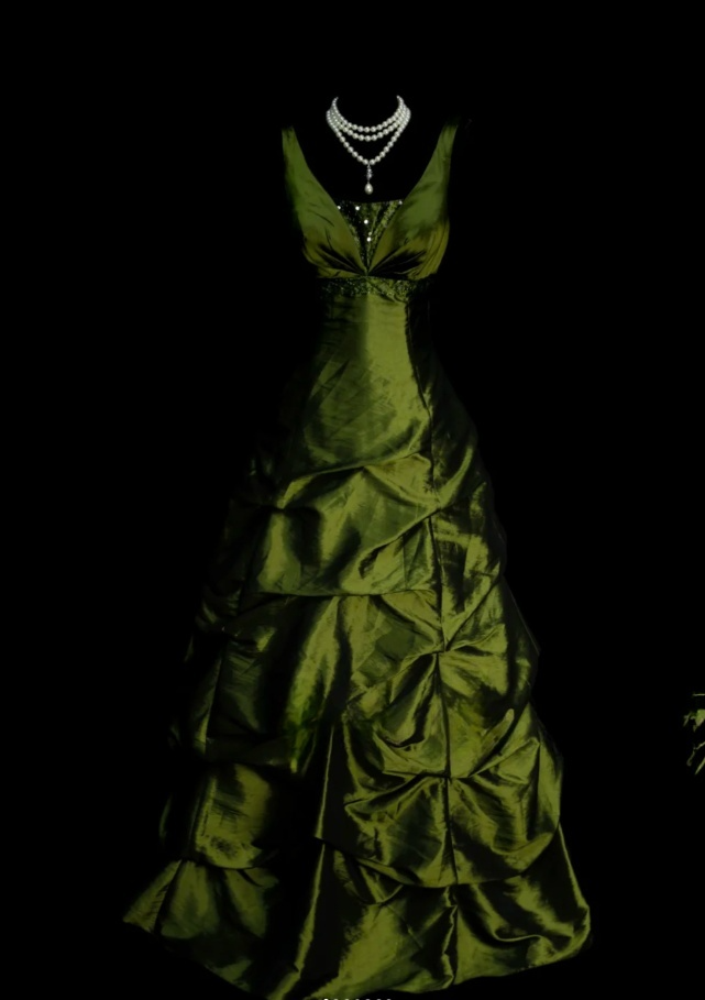 Robes d'anniversaire élégantes bleu dégradé, col en V, paillettes, mousseline, fourreau, robes de bal, robes de soirée ED04456