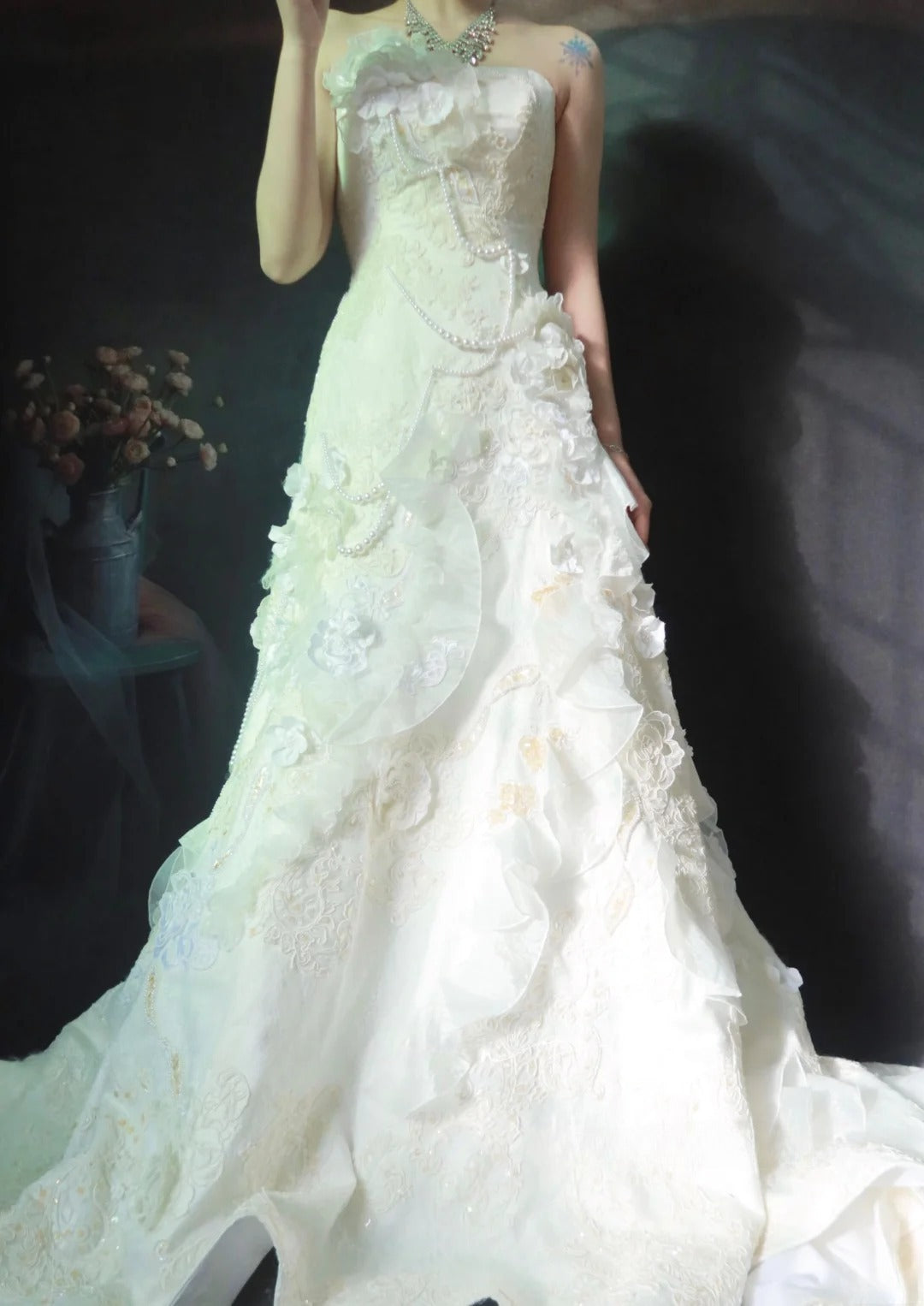 Wunderschönes dunkelolivgrünes herzförmiger Ausschnitt A-Linie Satin Tüll Kurzes Ballkleid Homecoming-Kleid ED02575