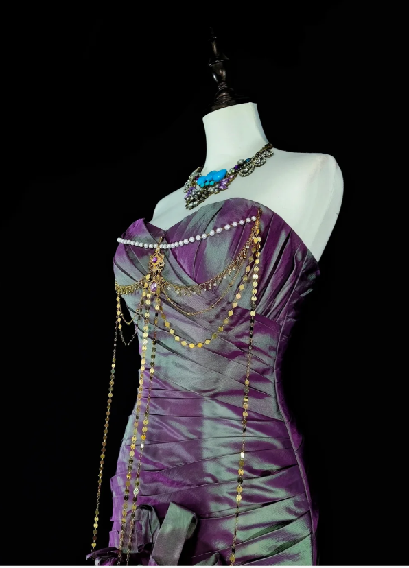 Chic Dark Green Long Prom Dresses Satin Sweetheart Sheath Evening Dresses with Slit Sleeveless Birthday Dresses ED06159