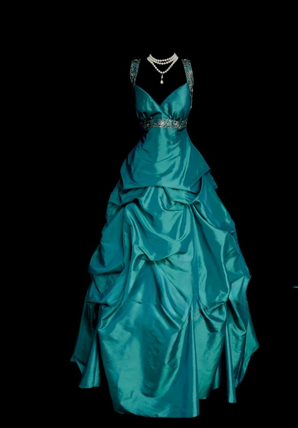 Elegant A-line Long Prom Dresses Satin V-neck Backless Evening Dresses ED06290