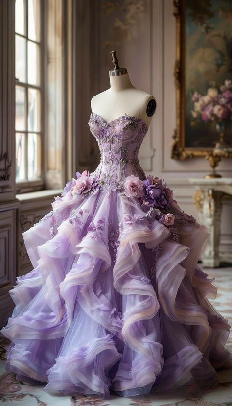 Fairy A-Line Purple Long Prom Dress Appliques Tulle Sweetheart Evening Dress Sleeveless Party Dress ED06315