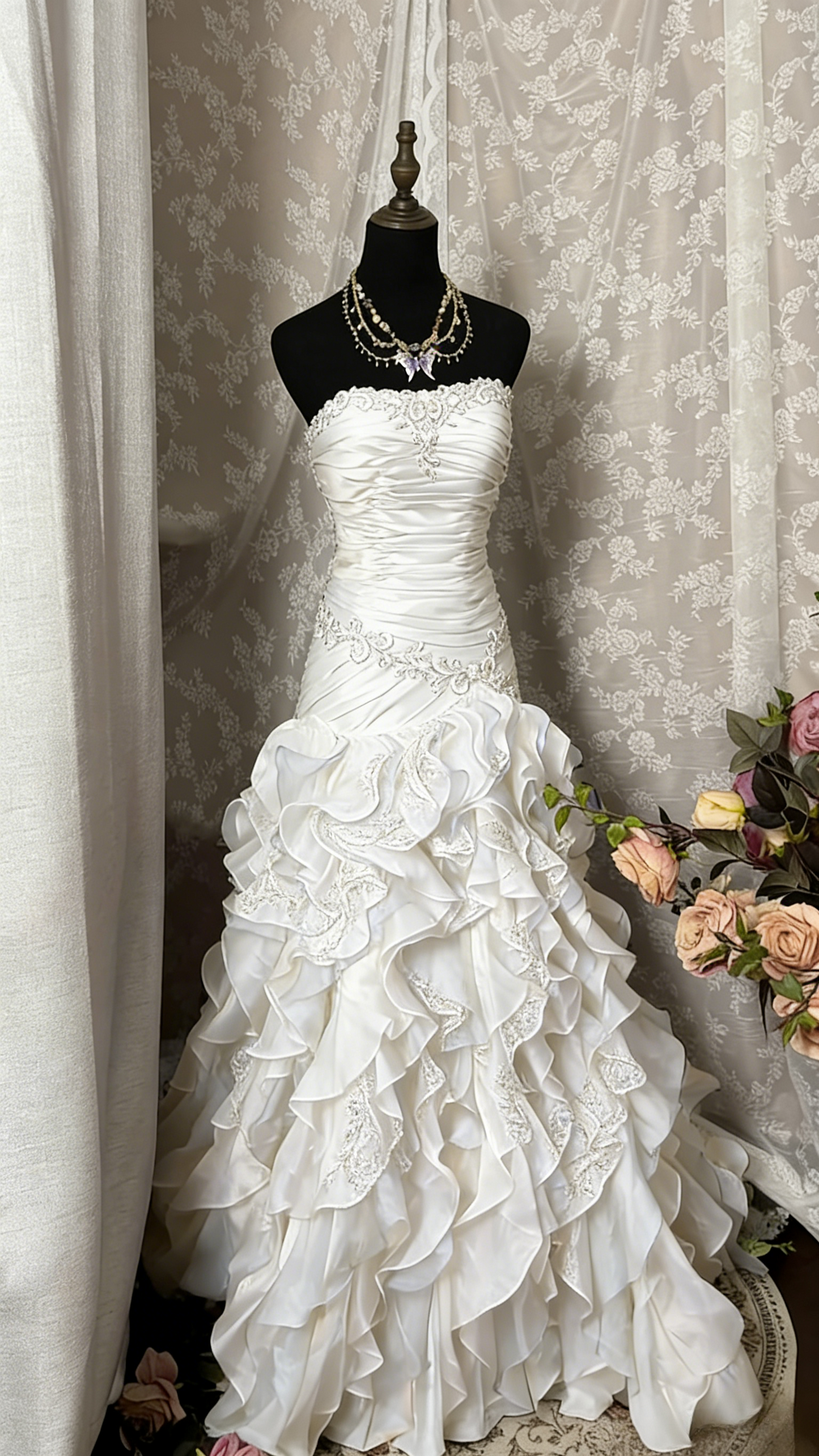 Gorgeous Sheath Yellow Long Prom Dress Tulle Beaded Strapless Evening Dress Sleeveless Birthday Dress ED06362