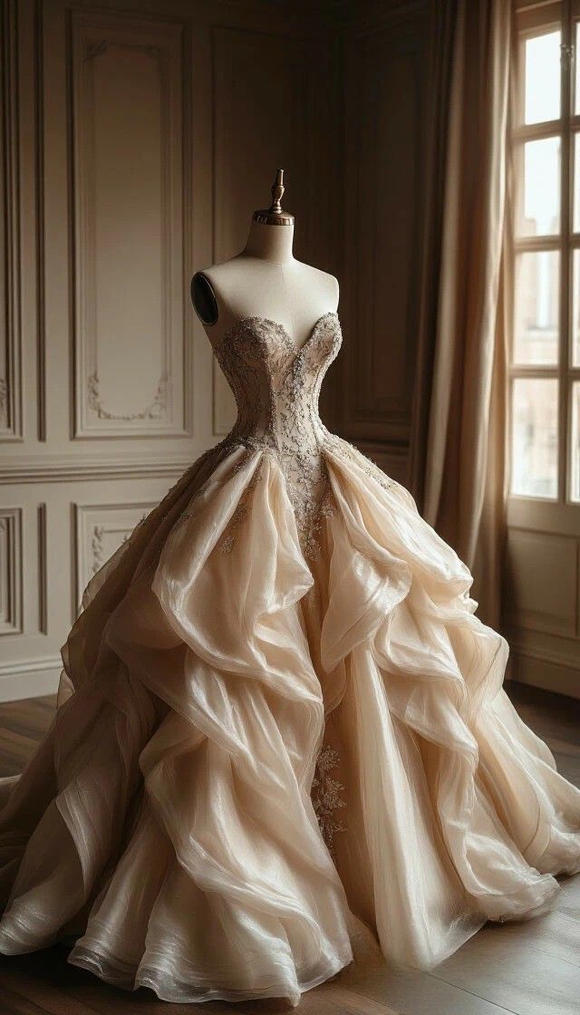 Gorgeous A-Line Champange Long Prom Dress Applique Tulle Sweetheart Evening Dress Sleeveless Sweet 16 Dress ED06427