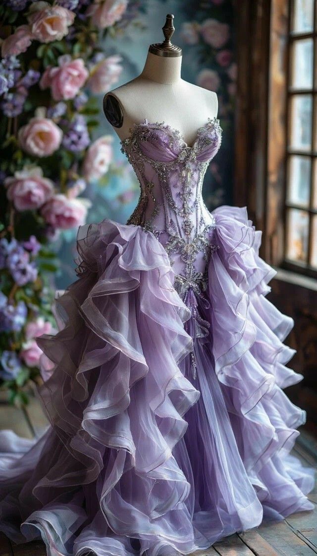 Gorgeous A-Line Purpie Long Prom Dress Beaded Tulle Sweetheart Evening Dress Sleeveless Sweet 16 Dress ED06428