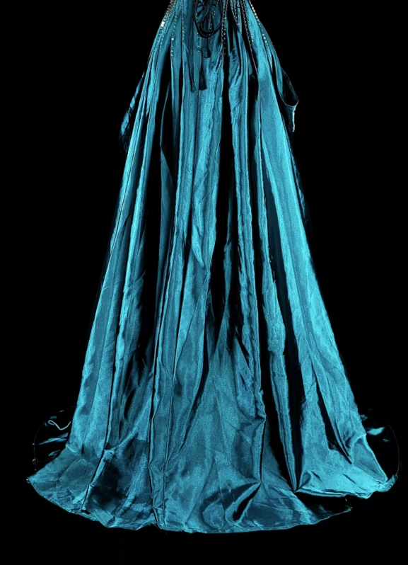 Chic A-Line Long Prom Dress Satin Strapless Evening Dress Sleeveless Birthday Dress ED06474