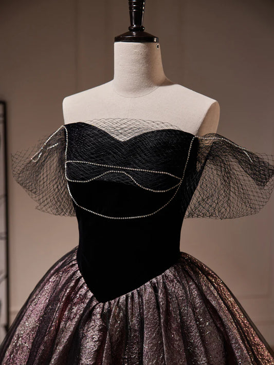 Schwarzes Mini-Kurzballkleid, Herzausschnitt, süßes schwarzes Homecoming-Kleid ED0655
