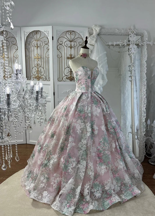 Robes d'anniversaire élégantes bleu dégradé, col en V, paillettes, mousseline, fourreau, robes de bal, robes de soirée ED04456