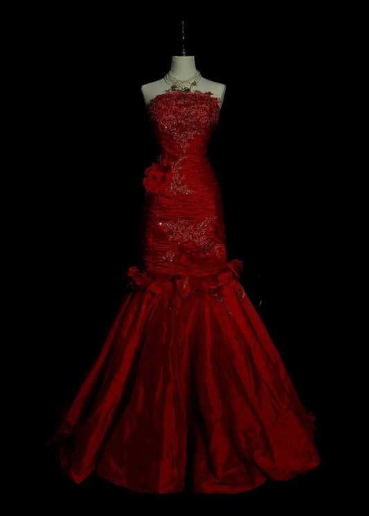 Robes d'anniversaire élégantes bleu dégradé, col en V, paillettes, mousseline, fourreau, robes de bal, robes de soirée ED04456