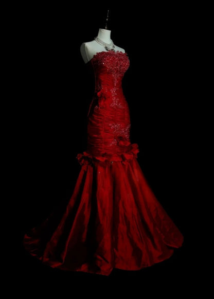 Wunderschönes dunkelolivgrünes herzförmiger Ausschnitt A-Linie Satin Tüll Kurzes Ballkleid Homecoming-Kleid ED02575