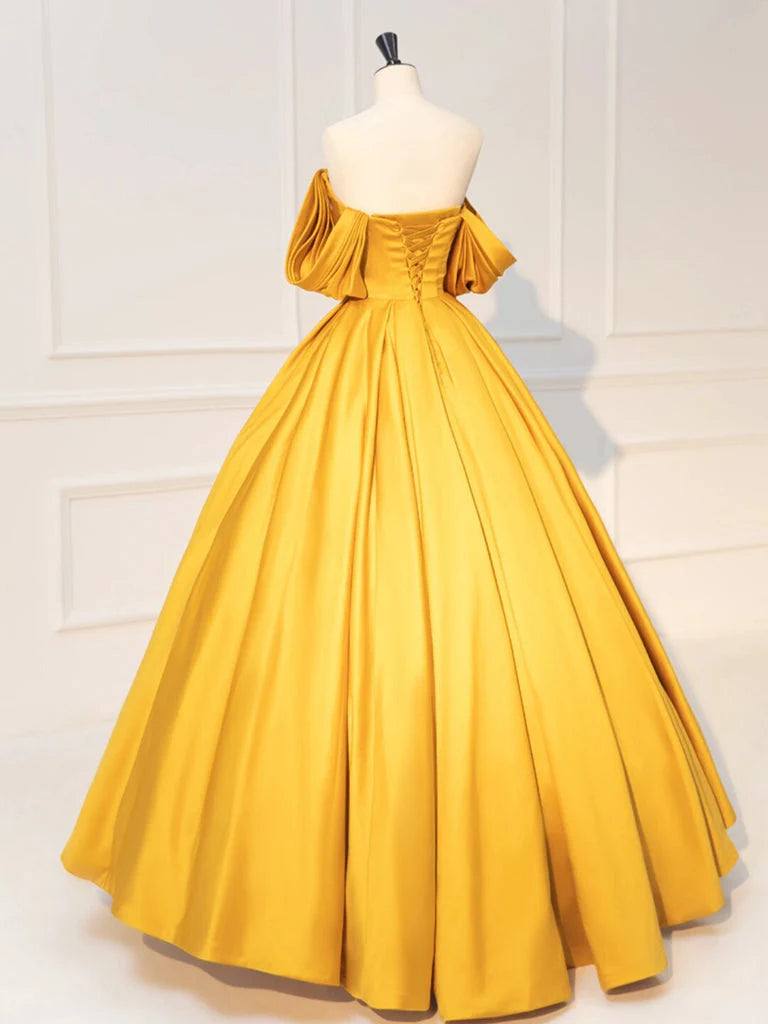 A-Linie Tüll Spitze Weiß/Blau Langes Ballkleid, Weiß/Blau Langes Abendkleid ED067