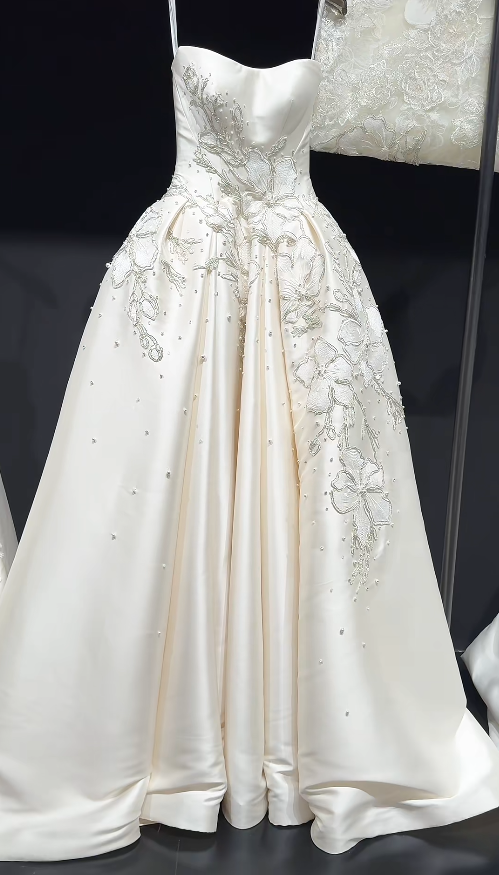 Robes d'anniversaire élégantes bleu dégradé, col en V, paillettes, mousseline, fourreau, robes de bal, robes de soirée ED04456