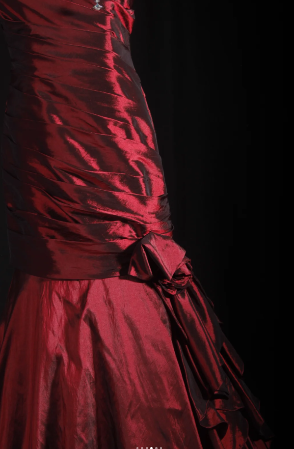 Robes d'anniversaire élégantes bleu dégradé, col en V, paillettes, mousseline, fourreau, robes de bal, robes de soirée ED04456