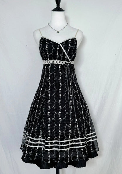 Chic Black Prom Dress Chiffon Straps Short Birthday Dress A-Line Formal Dress ED06840