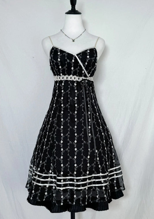 Chic Black Prom Dress Chiffon Straps Short Birthday Dress A-Line Formal Dress ED06840