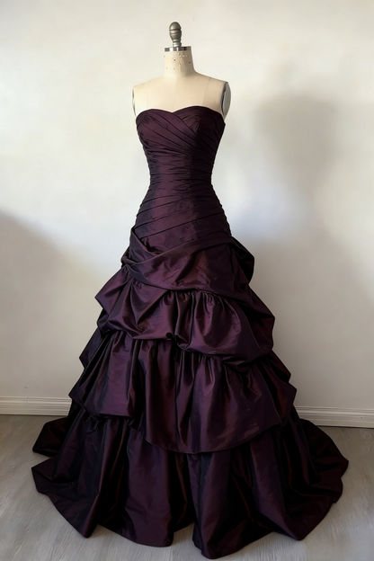 Wunderschönes dunkelolivgrünes herzförmiger Ausschnitt A-Linie Satin Tüll Kurzes Ballkleid Homecoming-Kleid ED02575