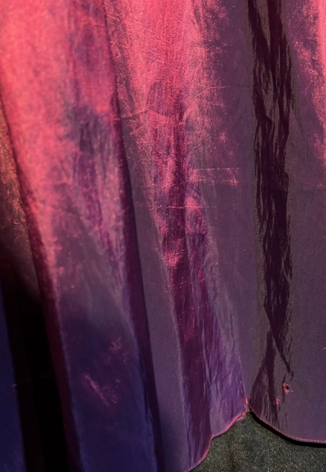 Vintage Hot Pink Prom Dress Satin Strapless Evening Dress Sheath Formal Dress  ED06867