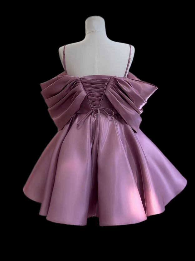 Robes d'anniversaire élégantes bleu dégradé, col en V, paillettes, mousseline, fourreau, robes de bal, robes de soirée ED04456