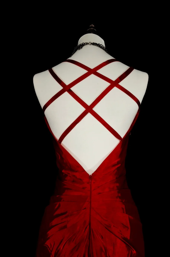 Robes d'anniversaire élégantes bleu dégradé, col en V, paillettes, mousseline, fourreau, robes de bal, robes de soirée ED04456