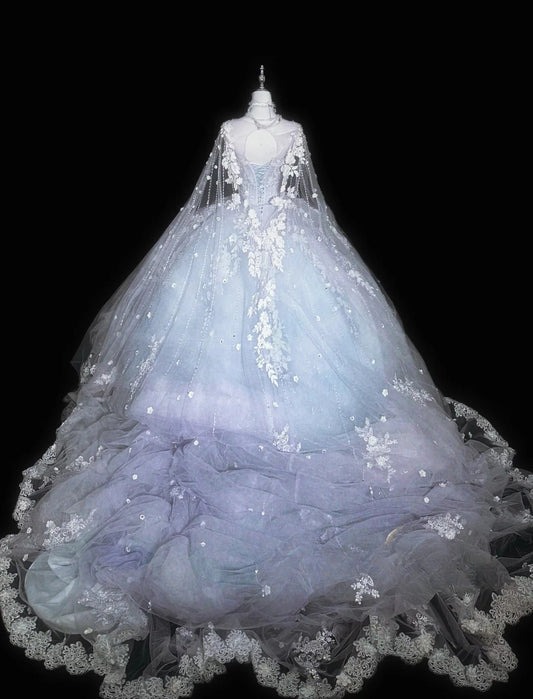 Chic White Prom Dress Tulle Sweetheart A-Line Evening Dress ED06968