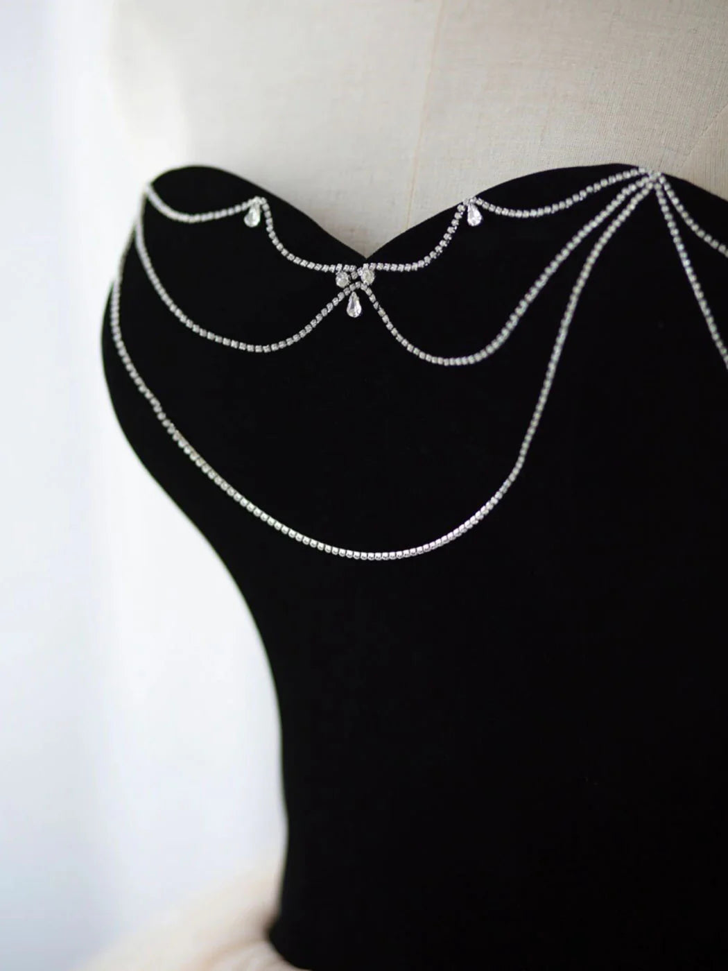 Robe de bal longue en tulle champagne/noir, robe de soirée formelle champagne ED0726