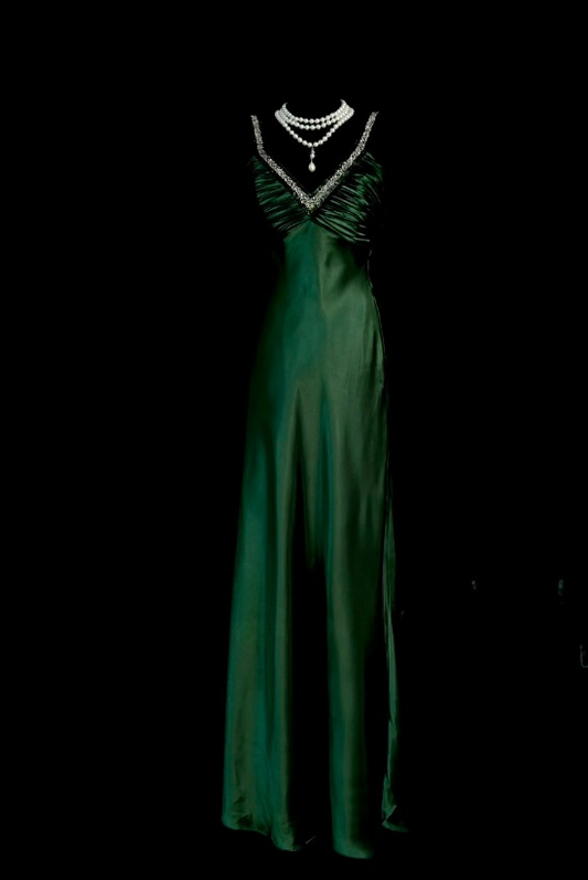 Elegant Sheath V-Neck Evening Dress Long Satin Dark Green Prom Dress ED07386